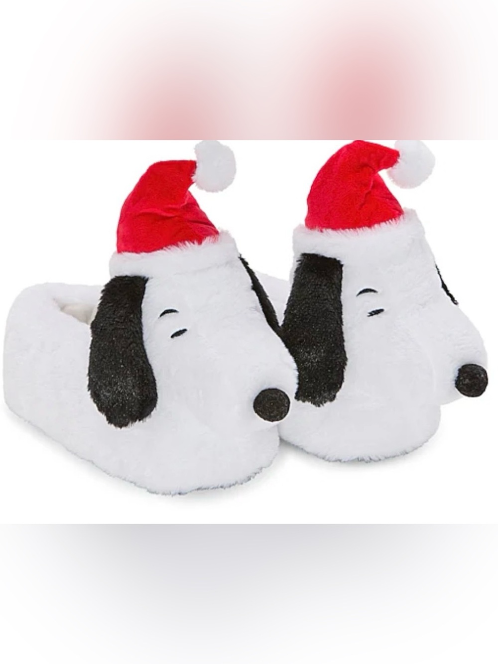 Peanuts Christmas Holiday Snoopy Slip-On Slippers Unisex MED/LRG NWT